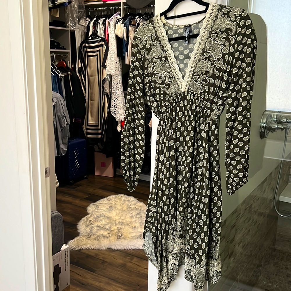 Lunachix boho handkerchief dress